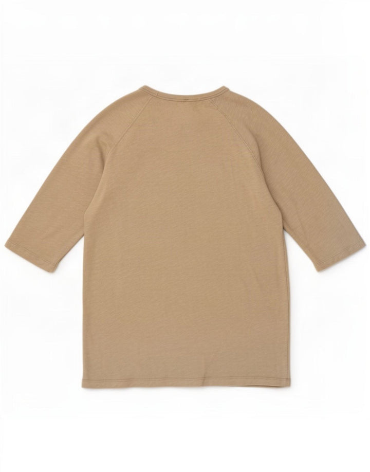 Zara Γυναικείο τοπ 3/4 μανίκι UK 12 μεσαίο γκρι βαμβακερό