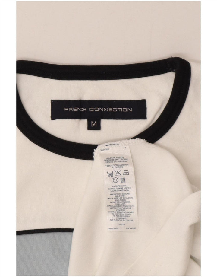 Ανδρικό T-Shirt French Connection Τοπ μεσαίο λευκό χρώμα, βαμβακερό