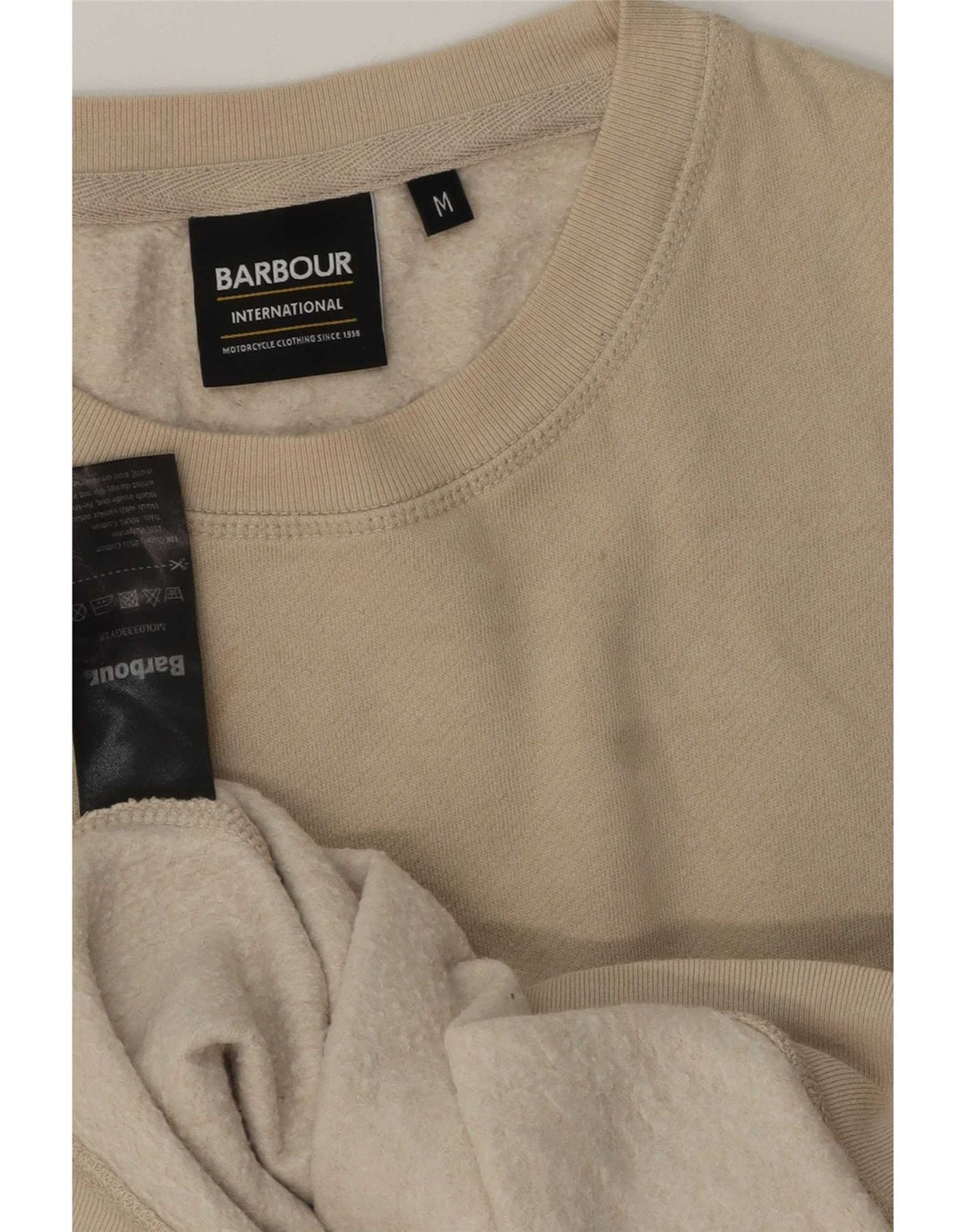 Ανδρικό φούτερ Barbour Jumper Μεσαίο Μπεζ βαμβακερό