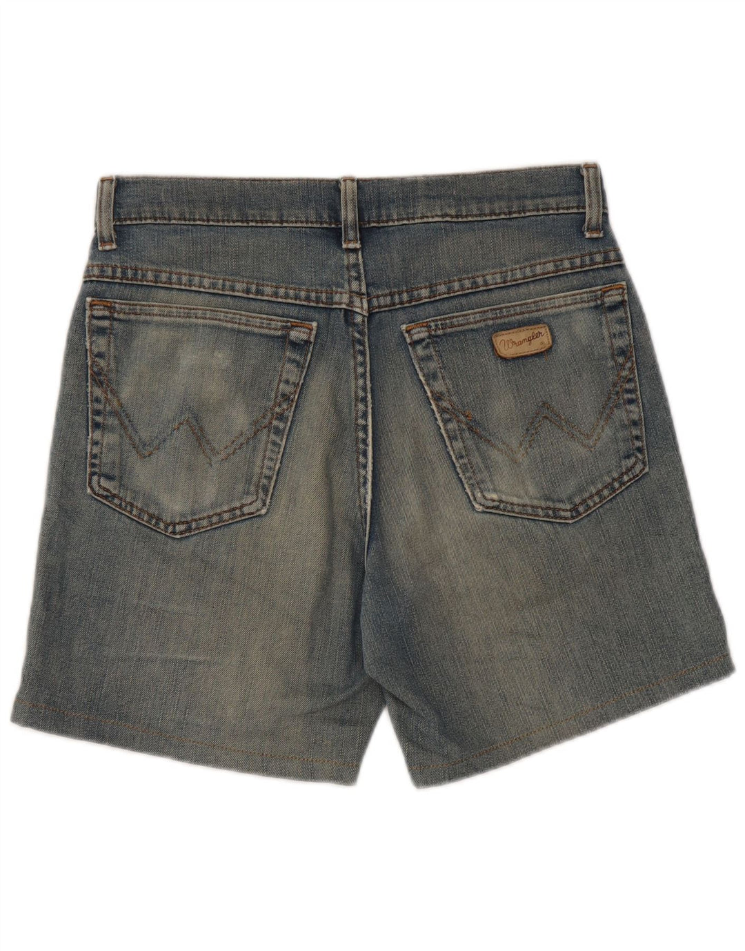 Γυναικείο τζιν σορτς Wrangler W31 μεσαίο μπλε βαμβακερό