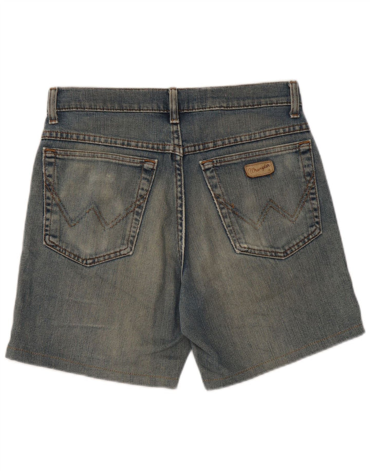 Γυναικείο τζιν σορτς Wrangler W31 μεσαίο μπλε βαμβακερό