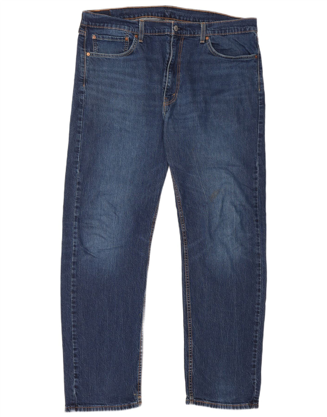 Levi's Mens 505 Straight Jeans W40 L22 Μπλε Βαμβακερό