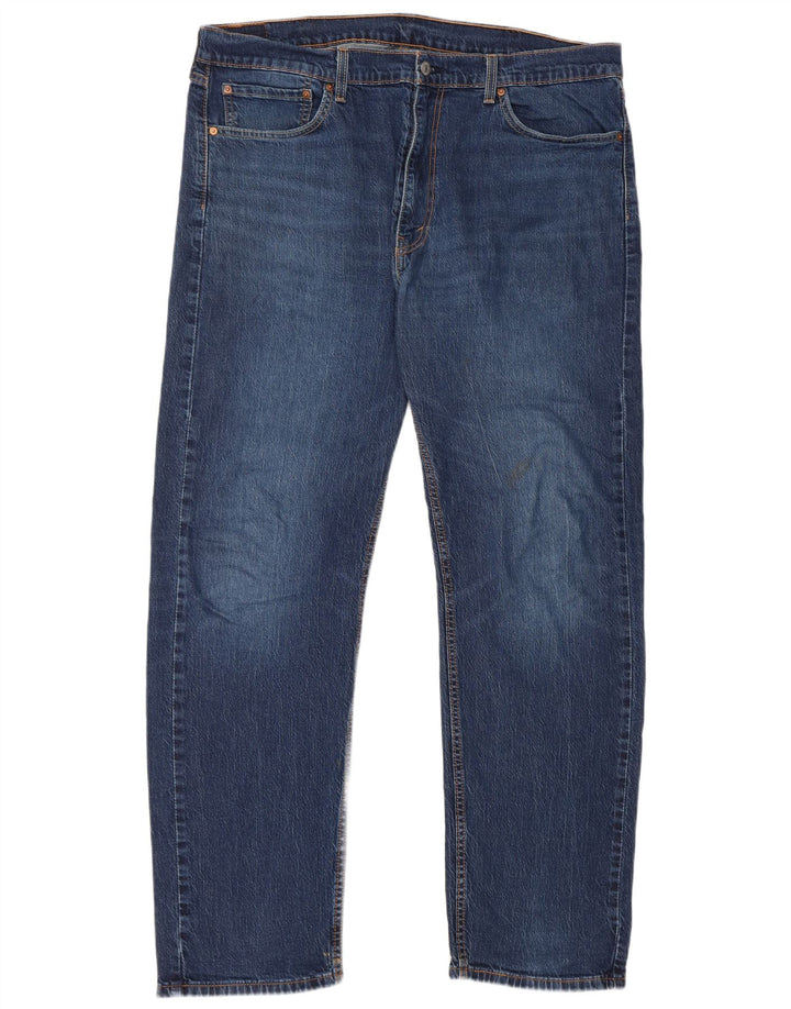 Levi's Mens 505 Straight Jeans W40 L22 Μπλε Βαμβακερό