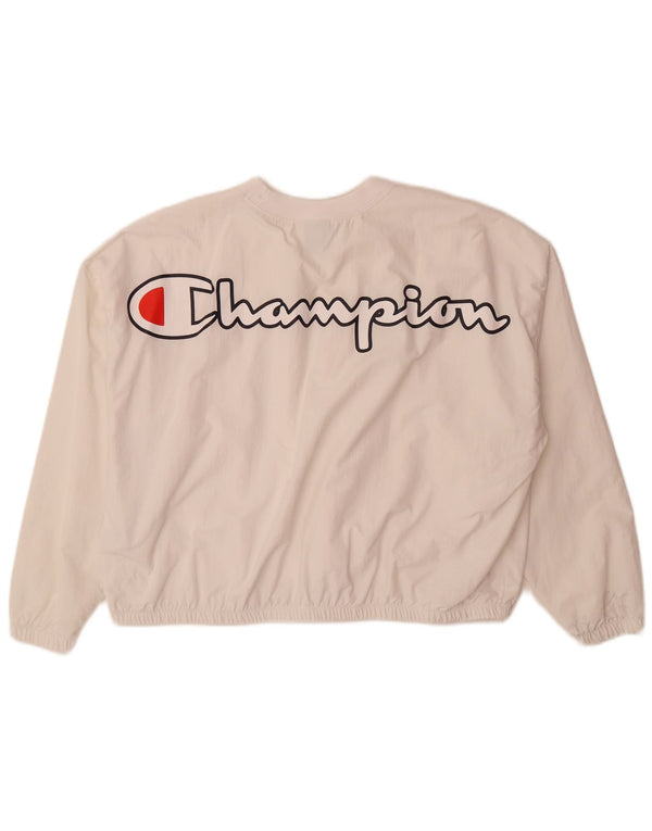 Champion γυναικεία γραφικά υπερμεγέθη πουλόβερ φόρμα Top 10 Small White