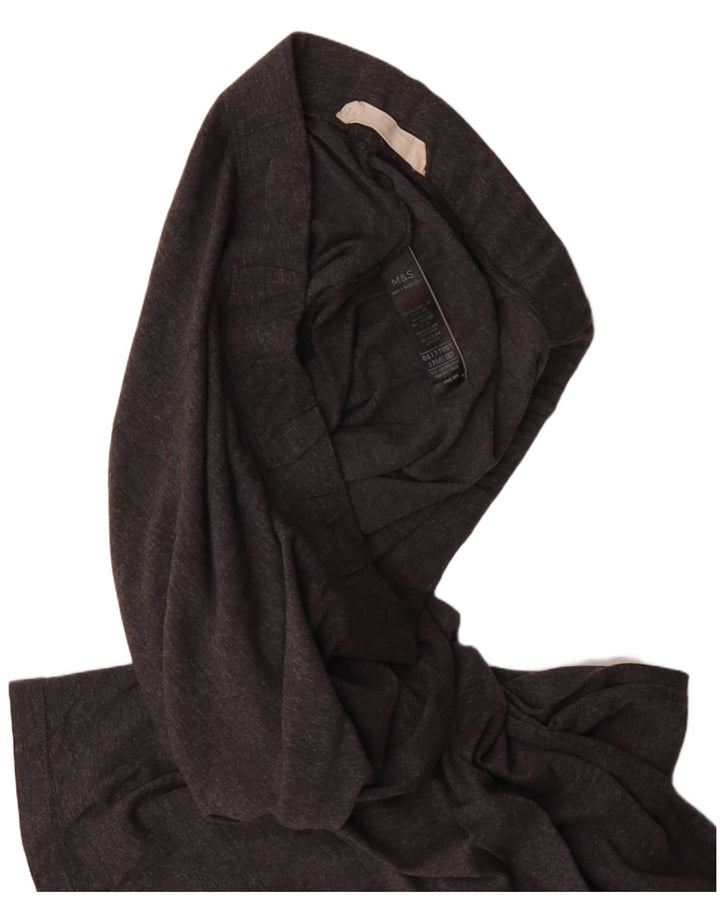 MARKS & SPENCER Γυναικεία φόρμα παντελόνια UK 10 Small Grey Cotton