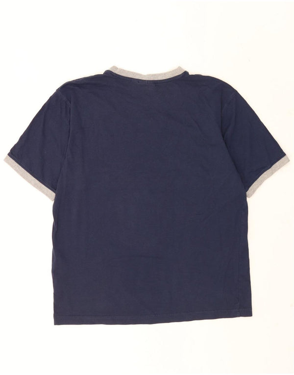 Ανδρικό T-Shirt Fila Top Large Navy Blue από βαμβάκι