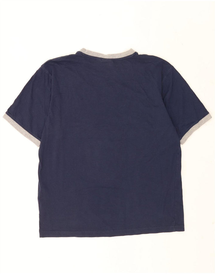 Ανδρικό T-Shirt Fila Top Large Navy Blue από βαμβάκι