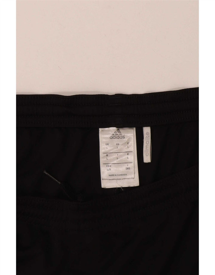 Ανδρικό σορτς Adidas Climalite Sport μεγάλο μαύρο πολυεστέρα