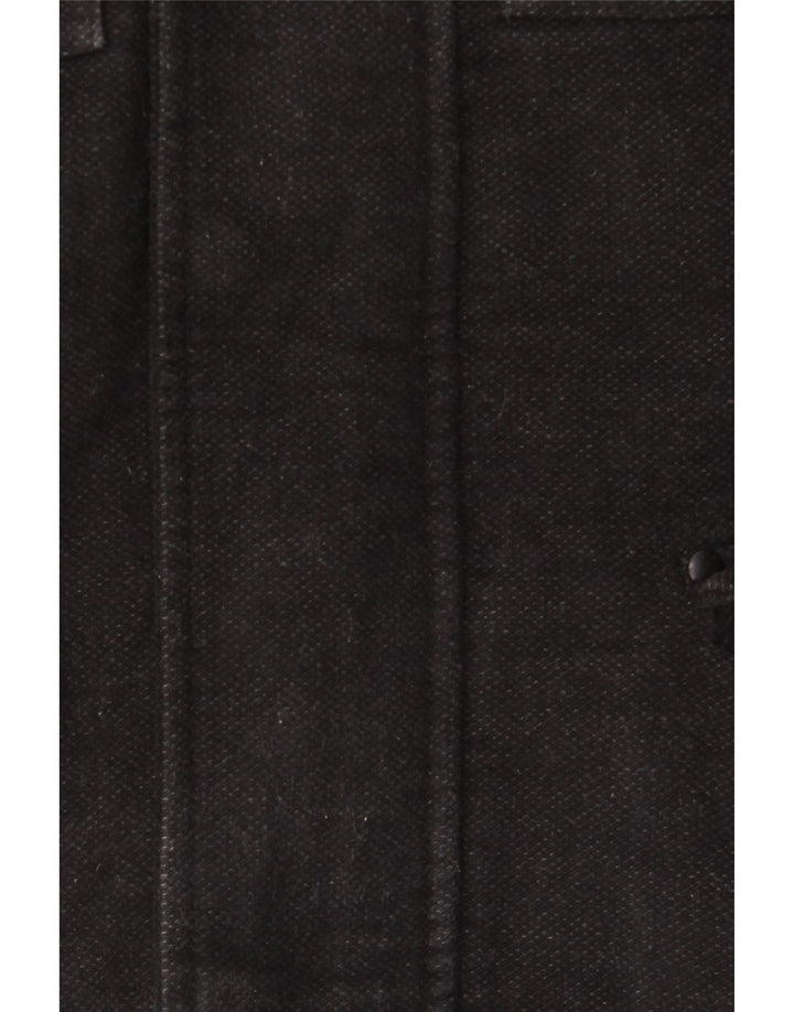 Ανδρικό παλτό αντιανεμικό Marks & Spencer UK 36 Small Black Cotton
