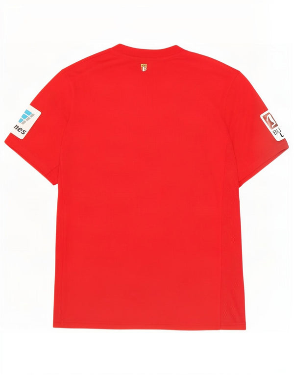 Γραφικό T-shirt Nike Mens FC Augsburg, μεσαίο κόκκινο πολυεστέρας