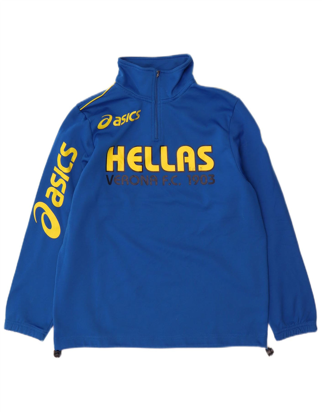 Asics Boys HELLAS VERONA Graphic Pullover αθλητική φόρμα Top 11-12 Years Blue