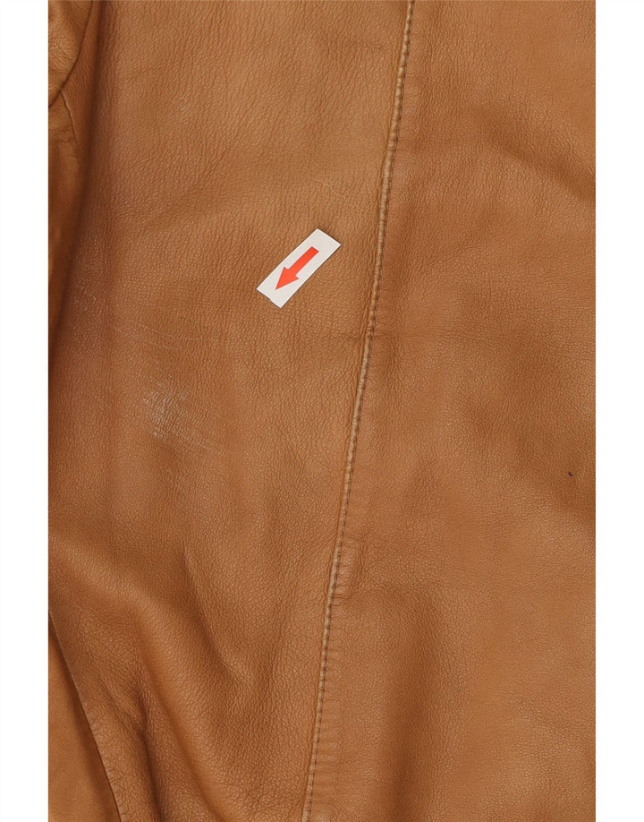 Vintage Ανδρικό Δερμάτινο Μπουφάν IT 54 2XL Καφέ