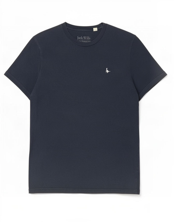 Jack Wills Ανδρικό T-Shirt Top Small Navy Blue Cotton