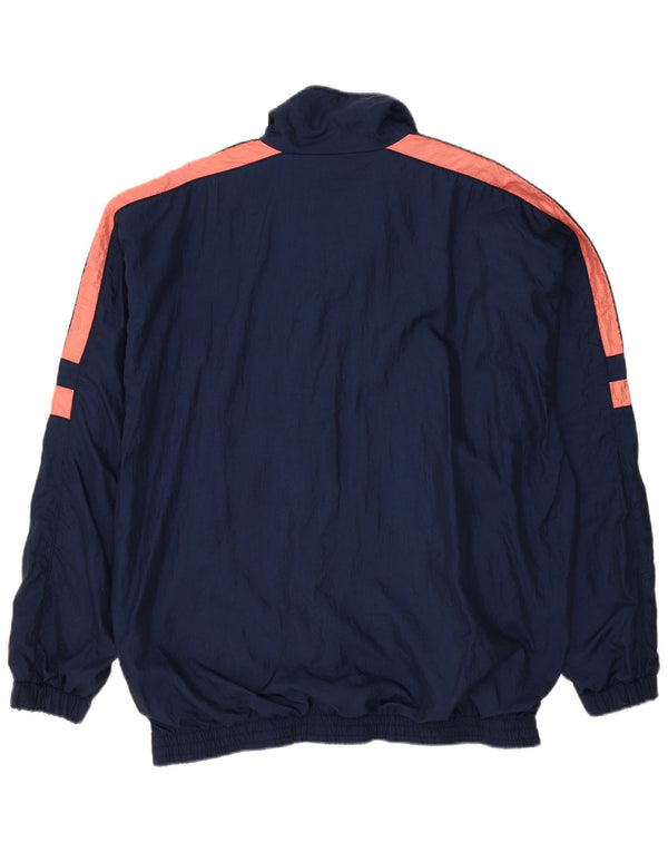 Arena ανδρική φόρμα γραφικής φόρμας Top Jacket 2XL Navy Blue Colorblock Polyamide