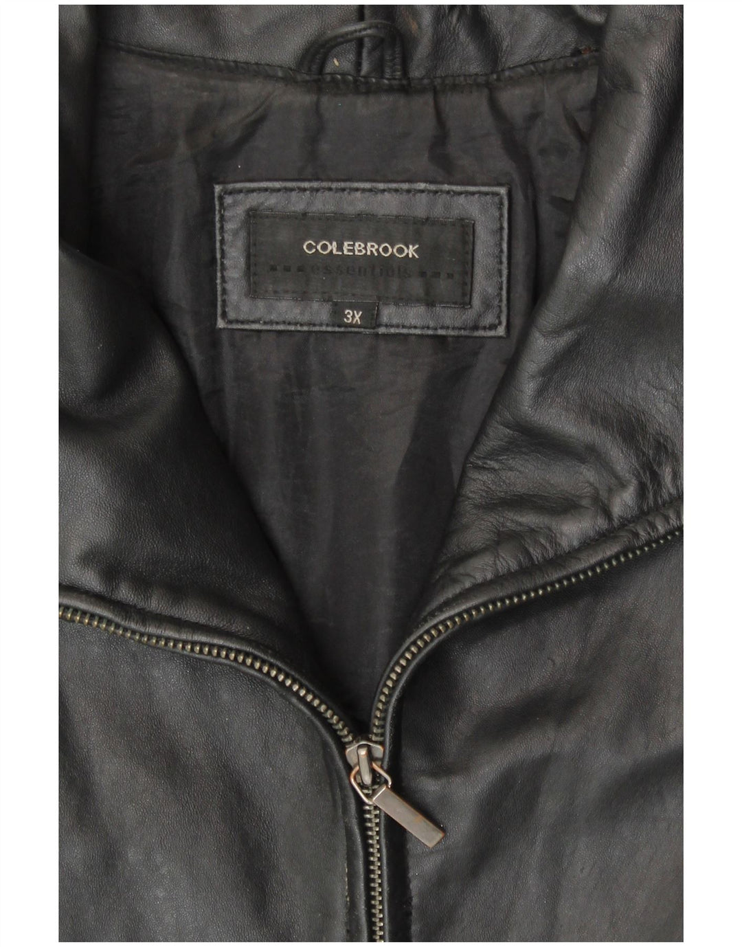 Colebrook Γυναικείο Δερμάτινο Μπουφάν UK 22 3XL Μαύρο Δερμάτινο