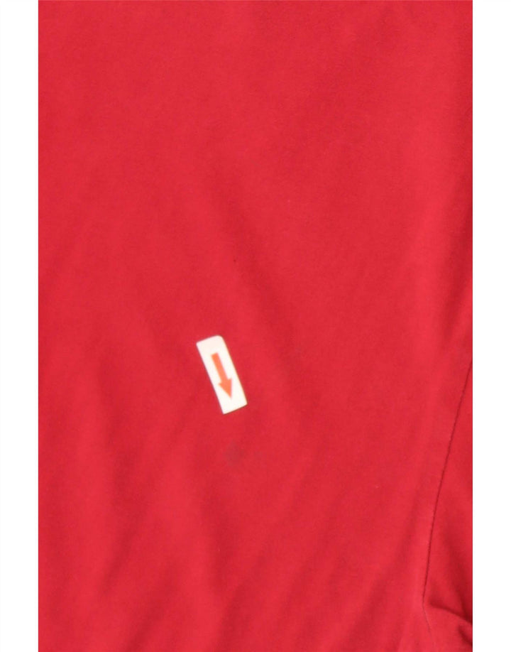 Ανδρικό μπλουζάκι Nike, μεσαίο κόκκινο βαμβακερό