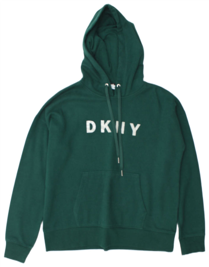 Ανδρικό γραφικό κουκούλα Dkny, μεσαίο πράσινο βαμβακερό