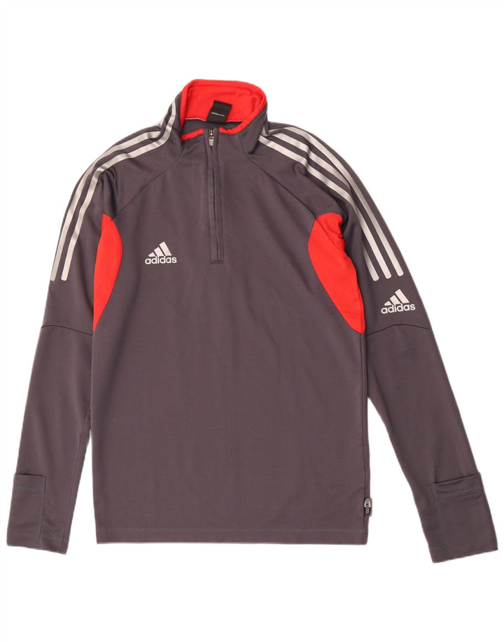 Adidas Ανδρική φόρμα πουλόβερ Climacool Top UK 36/38 Small Grey