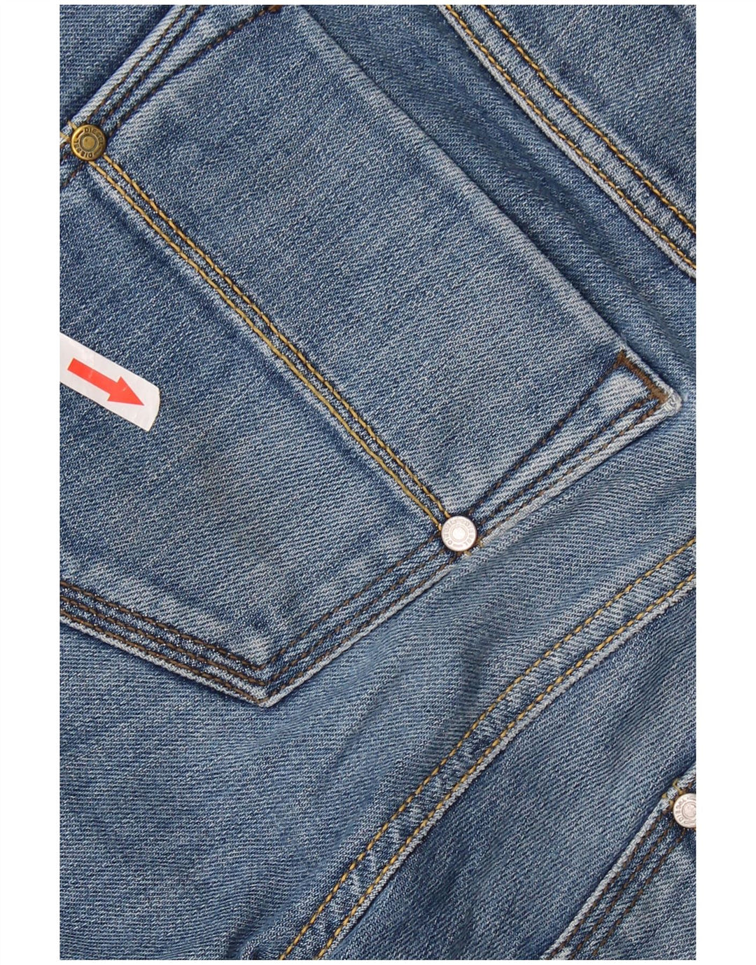 Γυναικείο τζιν DIESEL Reckfly ίσιο W29 L32 Μπλε βαμβακερό