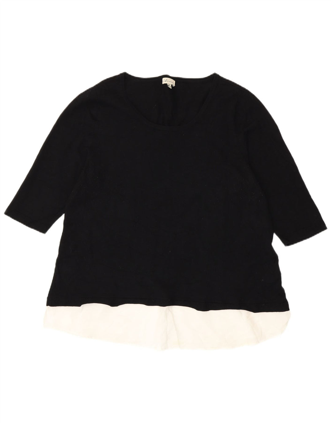 Marks & Spencer Γυναικεία μπλούζα Autograph Top UK 14 Medium Black Colourblock