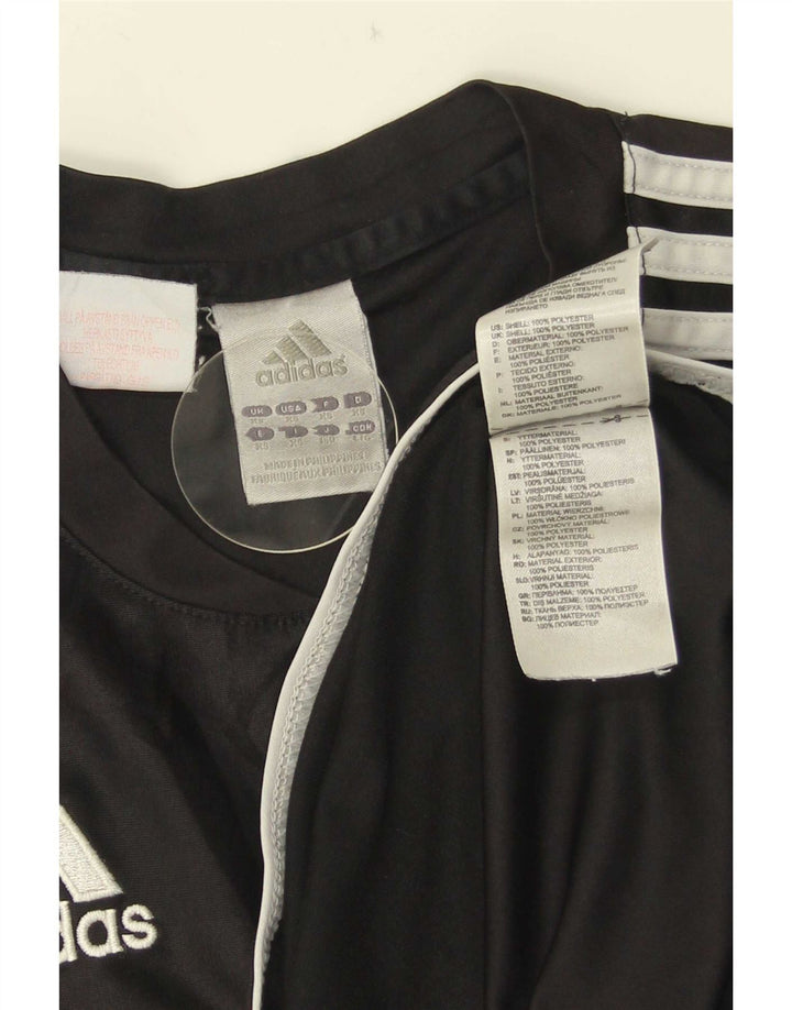 Ανδρικό T-Shirt Adidas Top XS Μαύρο ριγέ πολυεστέρα