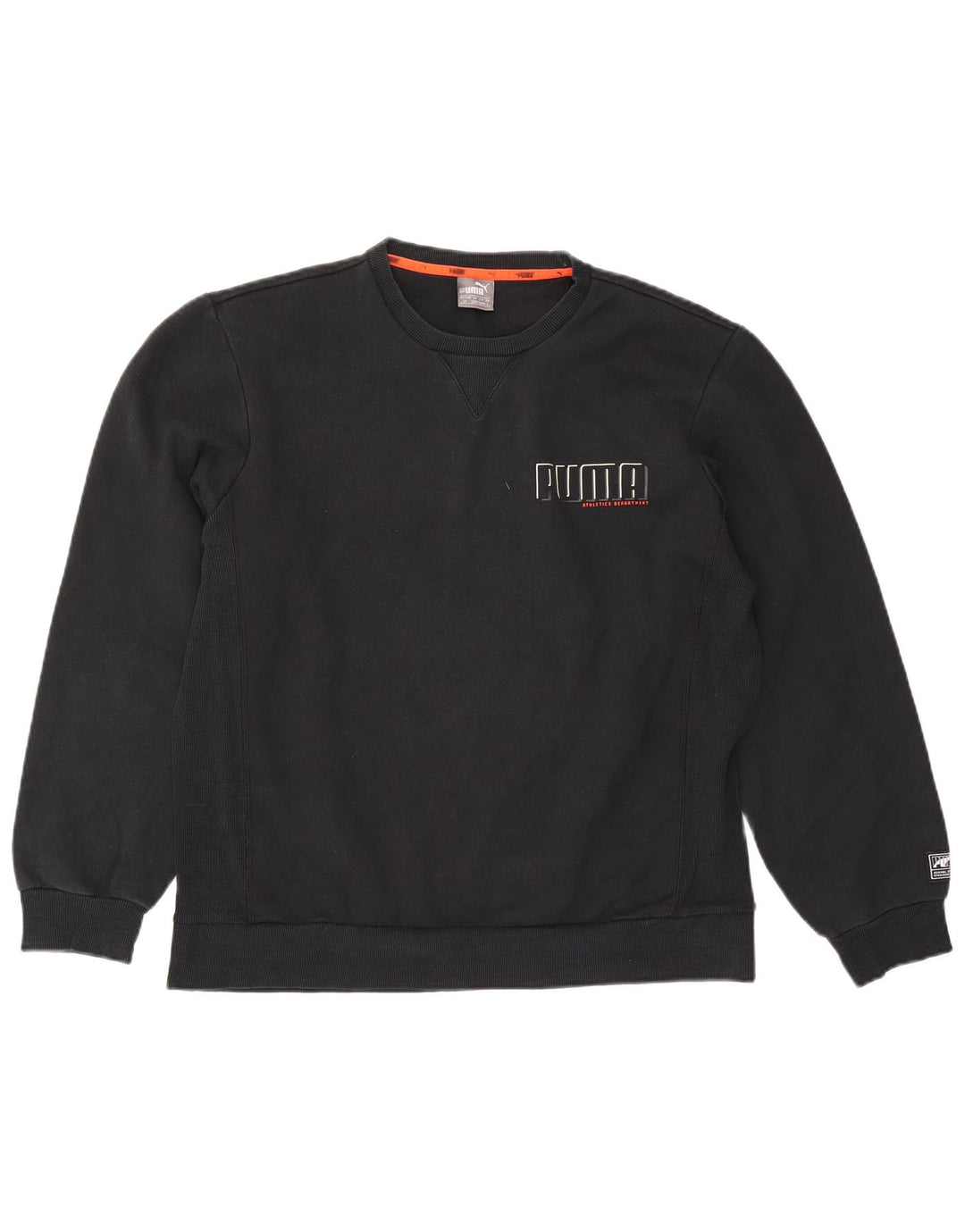 Ανδρικό γραφικό φούτερ Puma Jumper μεγάλο μαύρο βαμβακερό