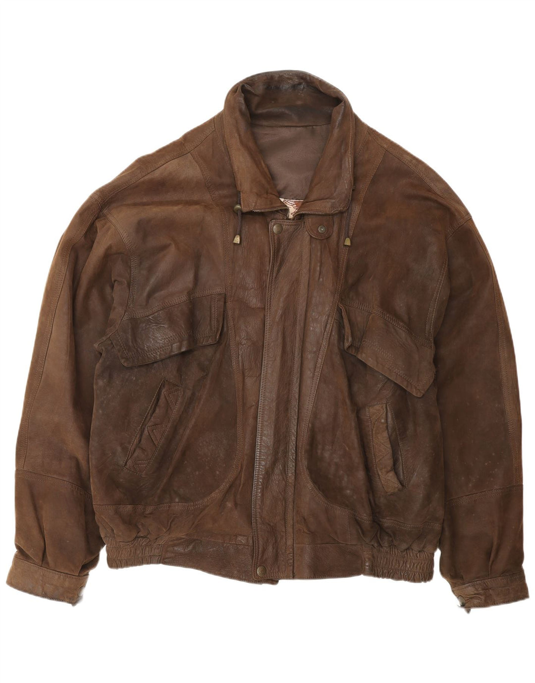 Vintage Ανδρικό Δερμάτινο Μπουφάν UK 42 XL Καφέ