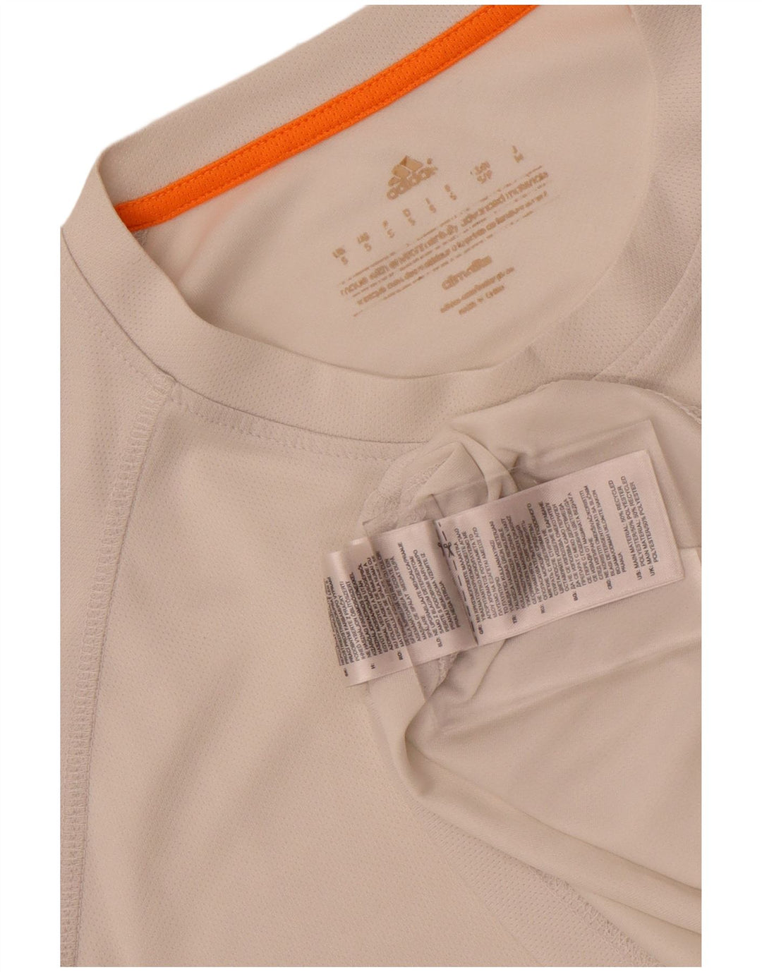 Adidas Ανδρικό T-Shirt Climalite Top Small White Polyester