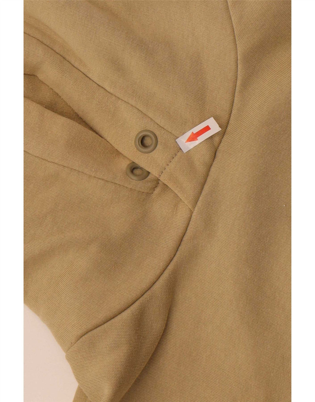 Zara Ανδρικό Hoodie Jumper Μικρό Μπεζ βαμβακερό