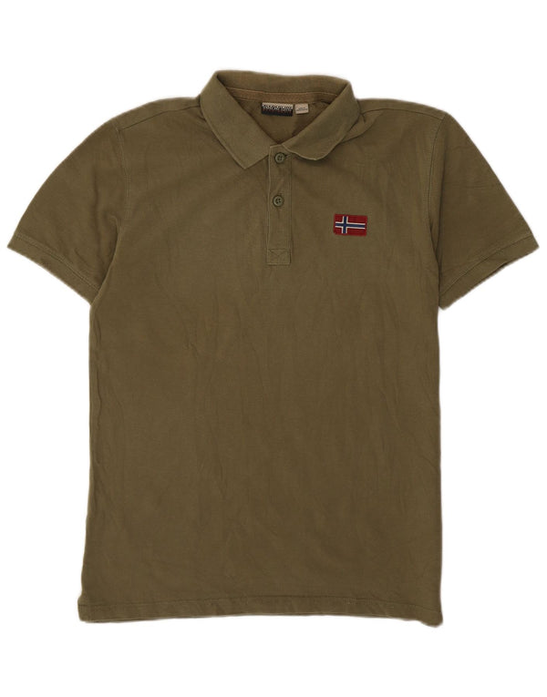 Ανδρικό πουκάμισο Napapijri Geographic Polo Medium Khaki