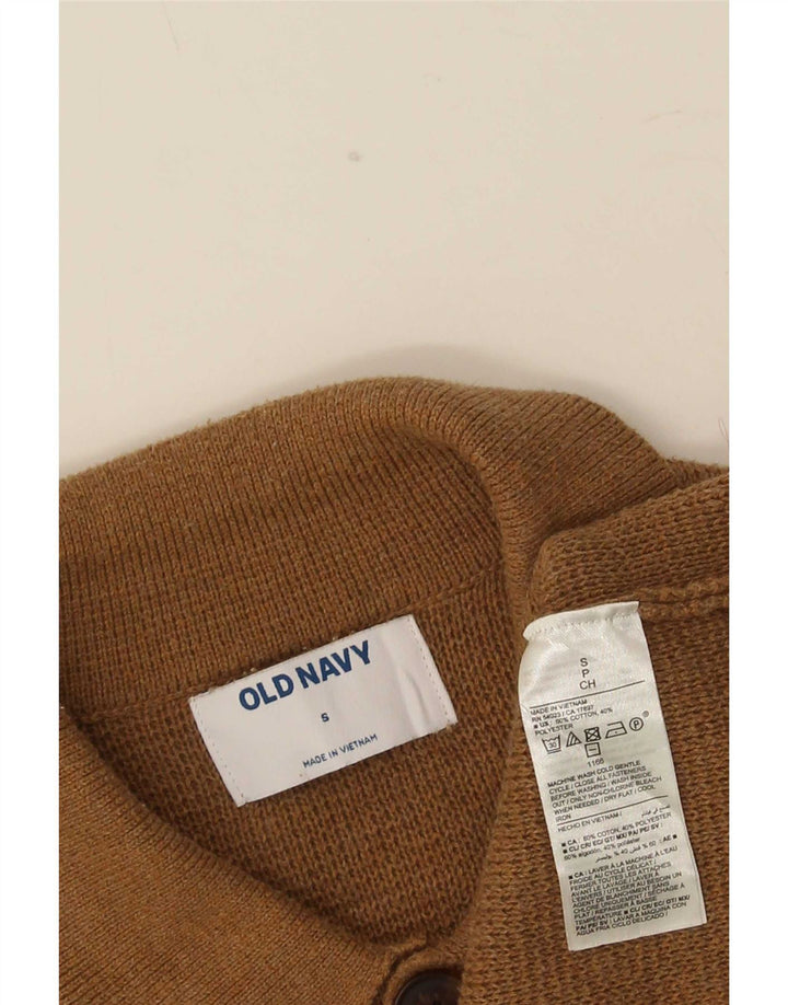 Ανδρικό πουλόβερ Old Navy Ζακέτα Μικρό Καφέ Βαμβακερό