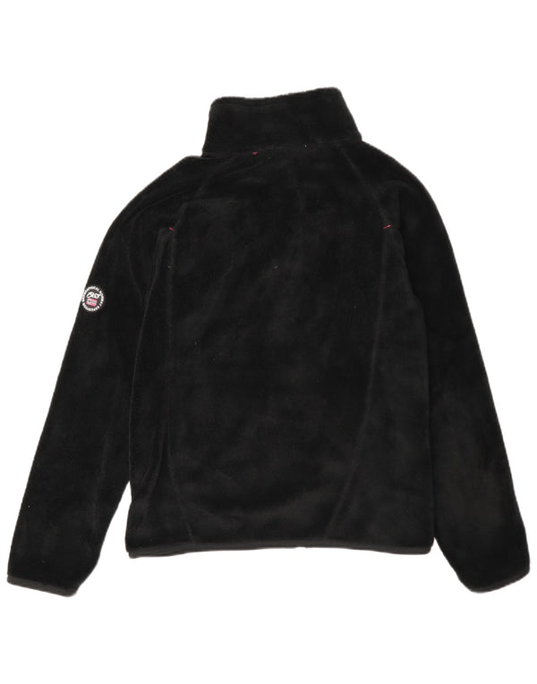 Γεωγραφικό Norway Γυναικείο Fleece Jacket UK 14 Medium Black Polyester