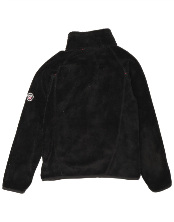 Γεωγραφικό Norway Γυναικείο Fleece Jacket UK 14 Medium Black Polyester