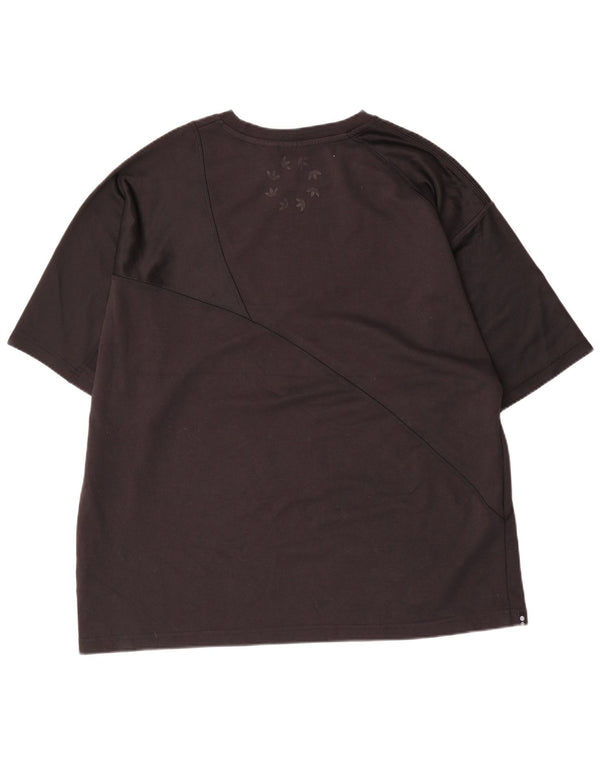 Ανδρικό γραφικό T-Shirt Adidas Top Large Μαύρο Πολυεστέρας