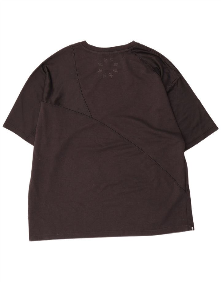 Ανδρικό γραφικό T-Shirt Adidas Top Large Μαύρο Πολυεστέρας