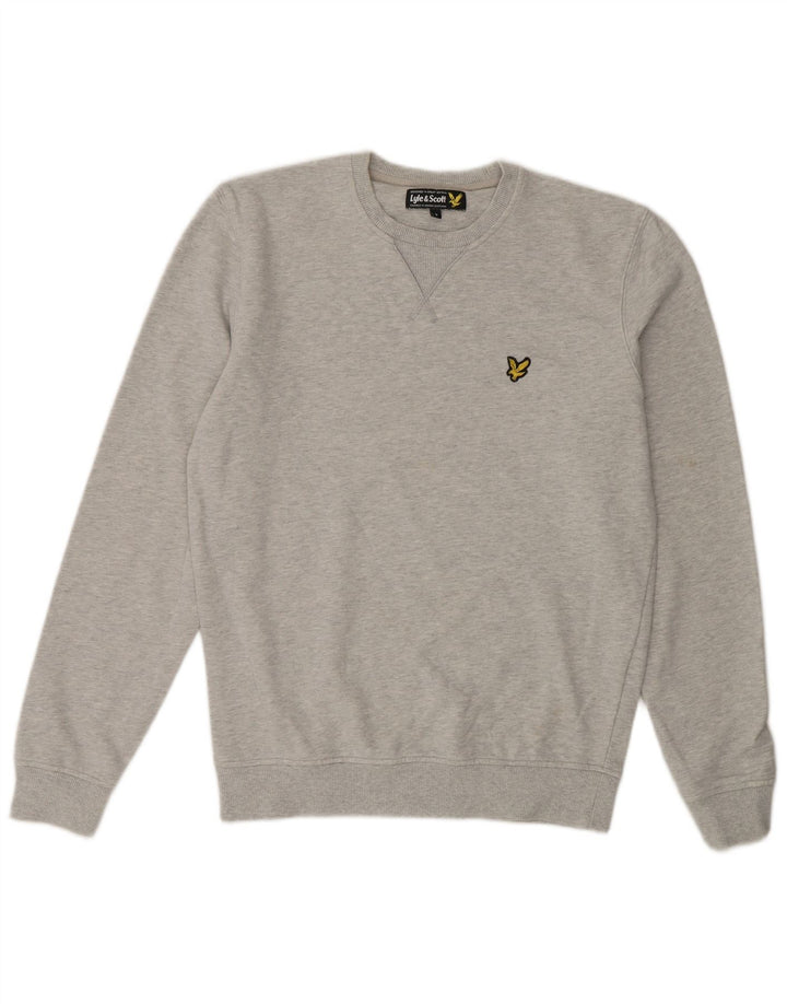 Ανδρικό φούτερ LYLE & SCOTT, βαμβακερό μικρό γκρι