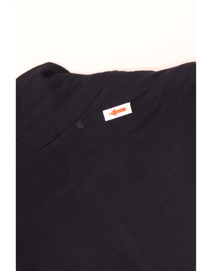 ZARA Γυναικείο σακάκι 1 κουμπιού σακάκι UK 6 XS Navy Blue Viscose