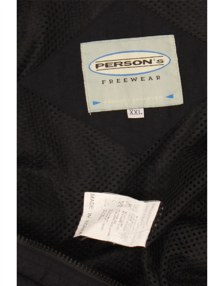 Ανδρικό Ανδρικό Βοηθητικό Gilet UK 44 2XL Μαύρο νάιλον