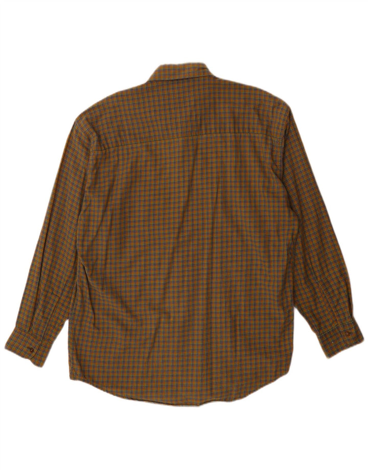 Goose & Gander Ανδρικό φανελένιο πουκάμισο IT 46 Large Brown Check