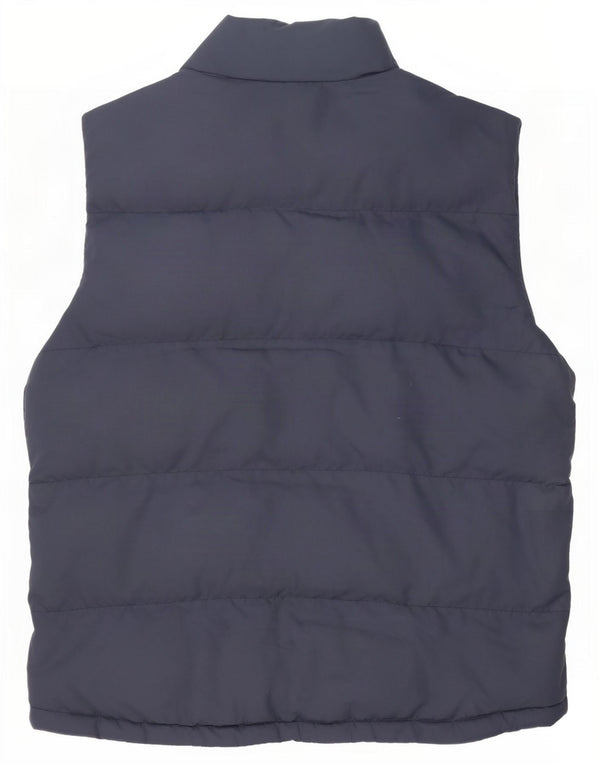 Crew Clothing Γυναικεία padded Gilet UK 12 Medium Navy Blue Polyester