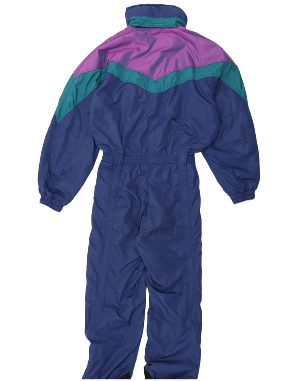 Ανδρική φόρμα σκι με κουκούλα Ellesse IT 52 Large Navy Blue Colourblock