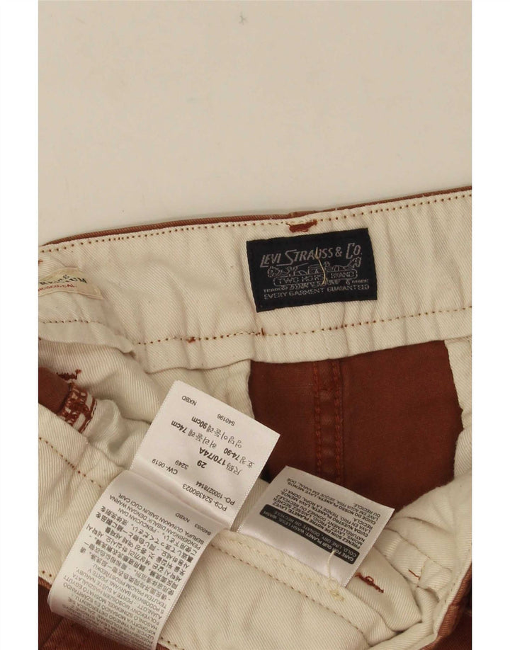 Ανδρικό σορτς Chino Levi's W29 Βαμβακερό μεσαίο καφέ
