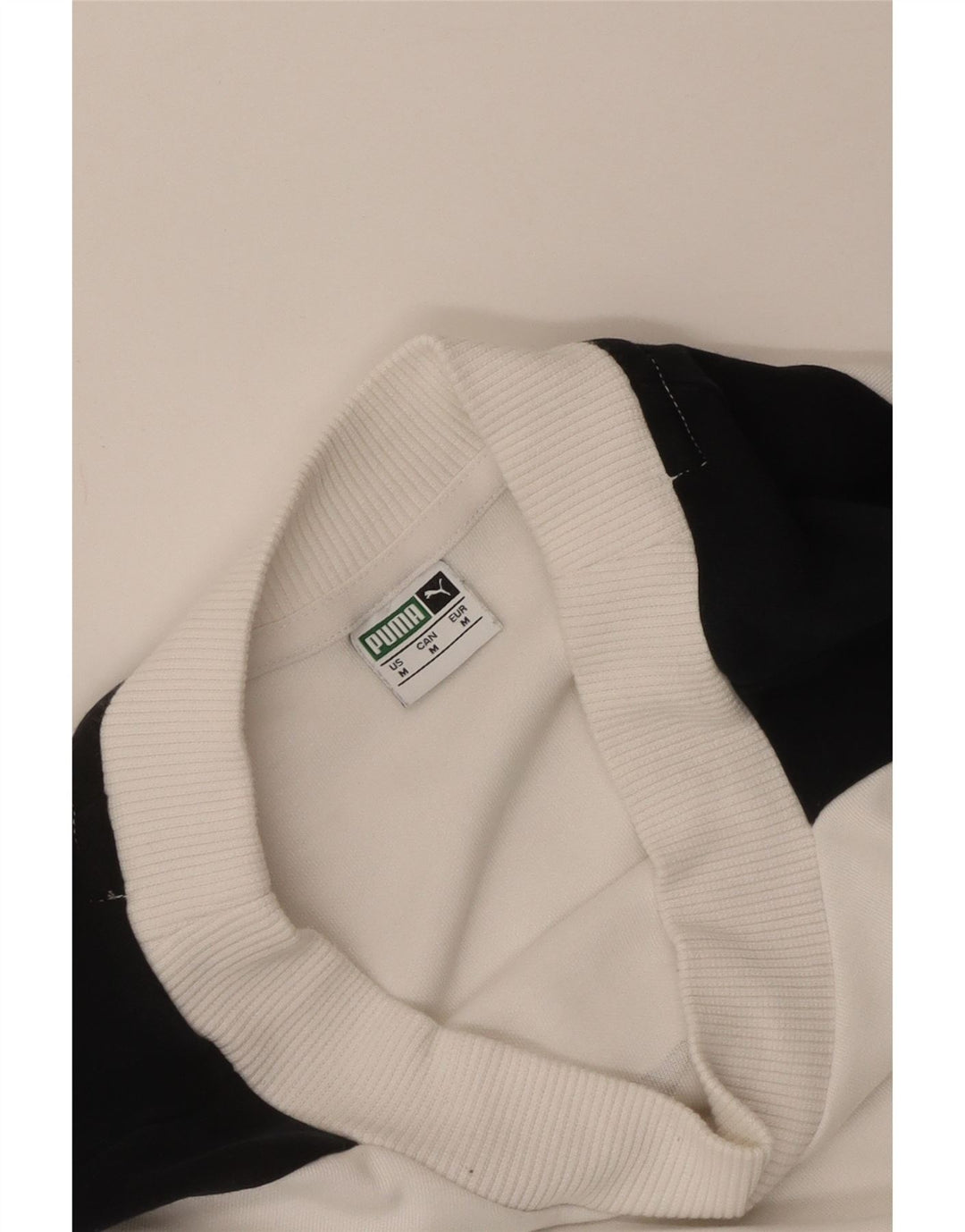 Γυναικεία φούτερ Puma Crop Graphic Jumper UK 14 Medium White Colourblock