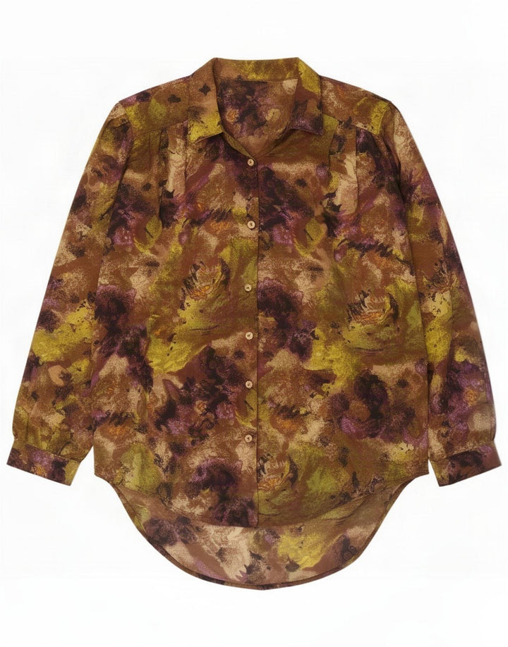 Vintage Γυναικείο Abstract Pattern Πουκάμισο UK 20 2XL Πολύχρωμο