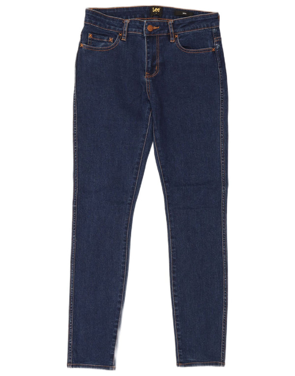 Lee Girls Licks Skinny Jeans 7-8 ετών W28 L27 Navy Blue Cotton