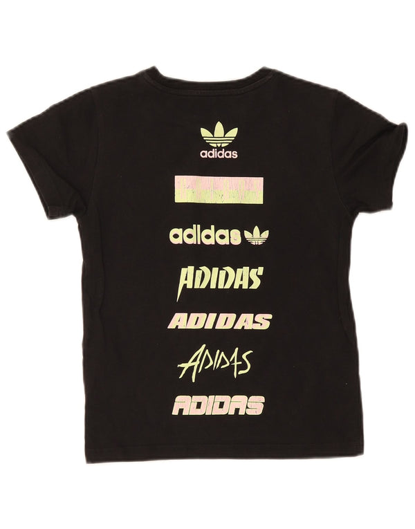 Adidas Graphic T-Shirt Top 9-10 Years Μαύρο Βαμβακερό