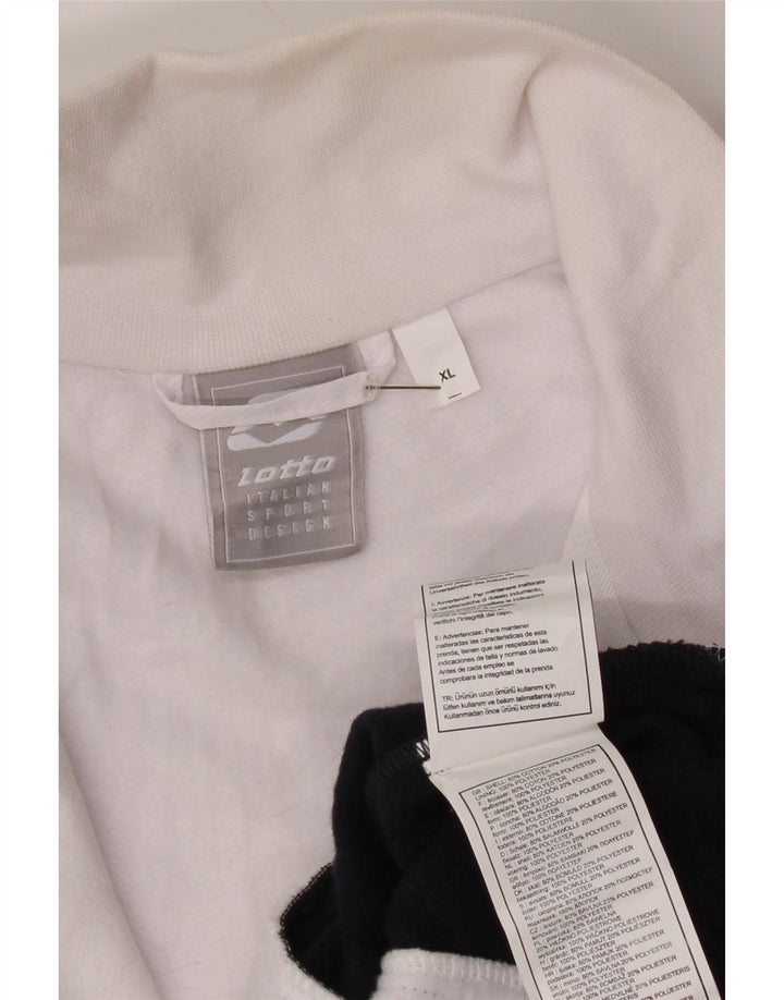 Ανδρική φόρμα Lotto Graphic Top Jacket XL White Colourblock Polyester