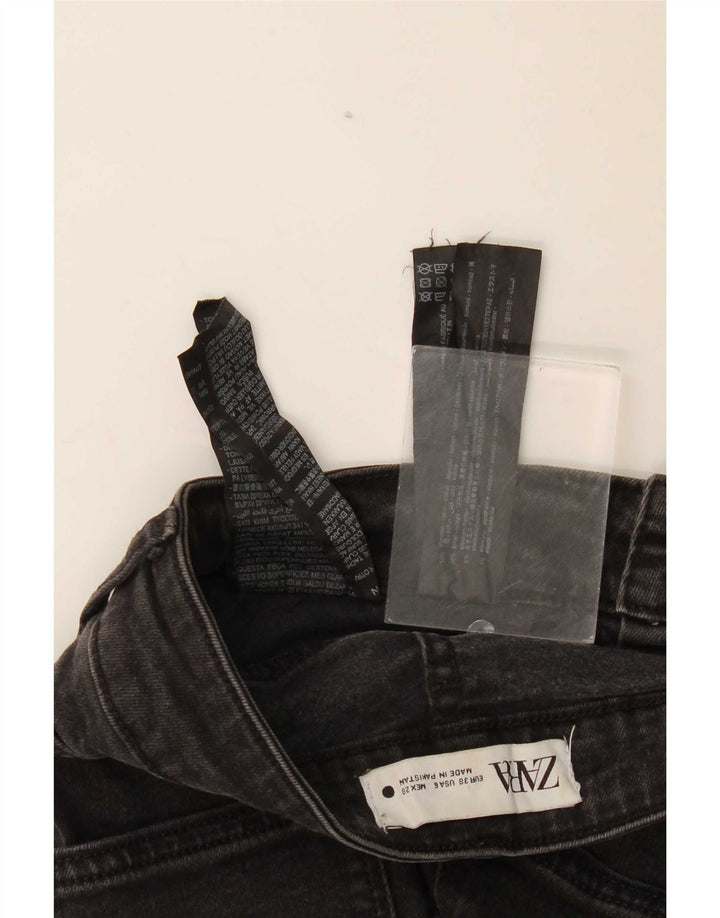 Zara Γυναικείο τζιν EU 38 Small W28 L31 Μαύρο βαμβακερό
