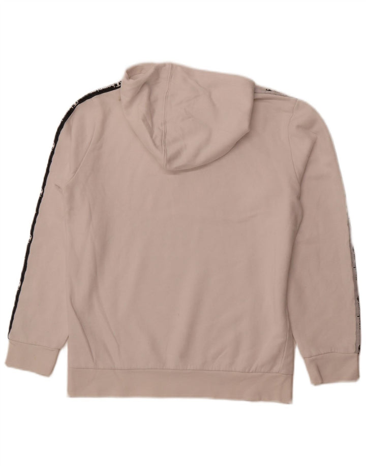 CHAMPION Boys Graphic Hoodie Jumper 13-14 Years XL White Colourblock