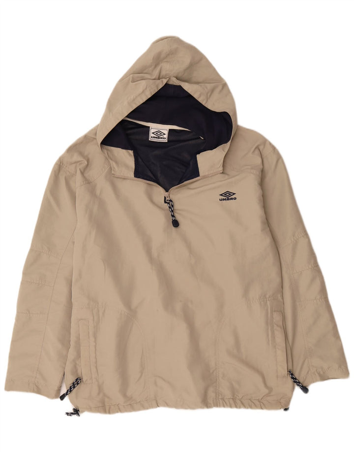 Ανδρικό μπουφάν βροχής με κουκούλα Umbro UK 42 XL Μπεζ πολυεστέρας